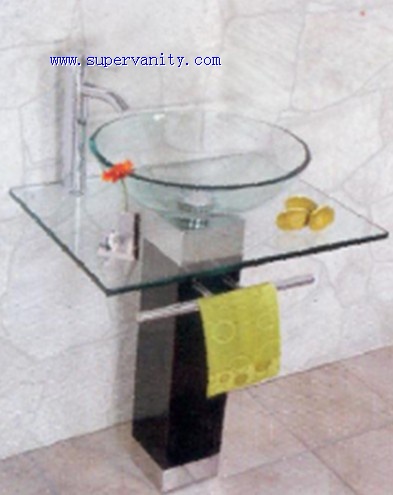 Glass basin